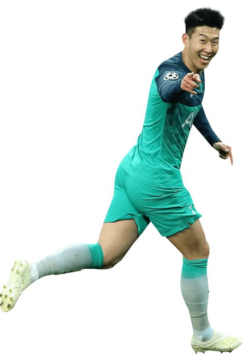 Son Heung Min Tottenham Hotspur Football Render Footyrenders