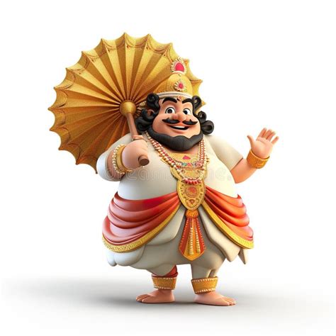 3D Illustration Of King Mahabali A Mythological Character An Icon Of