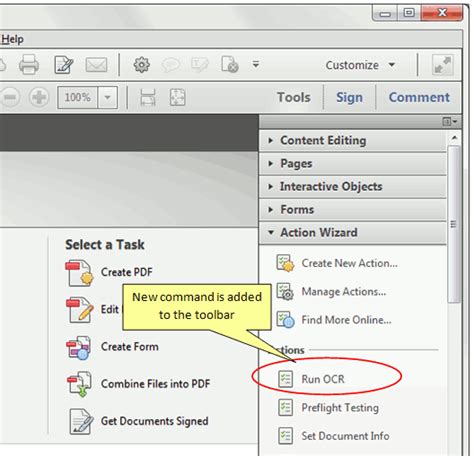 Creating Actions Using Action Wizard In Adobe Acrobat XI