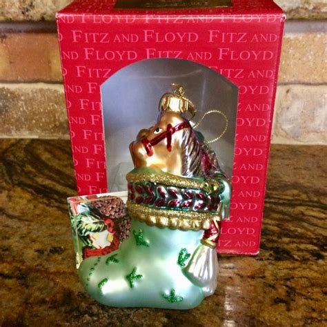 Vintage Fitz And Floyd Blown Mercury Glass Christmas Ornament Etsy Mercury Glass Christmas