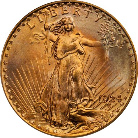 1924 St. Gaudens $20 Gold | Sell Rare St. Gaudens Gold Coins