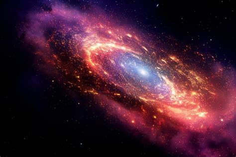 Premium Photo Spiral Galaxy Space Exploration 3D Concept Art Dramatic