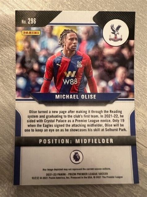 Panini Prizm Premier League Michael Olise Crystal Palace Rookie