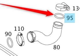 Oring Przewodu Rury Intercoolera Mercedes Aso A Za Z Z