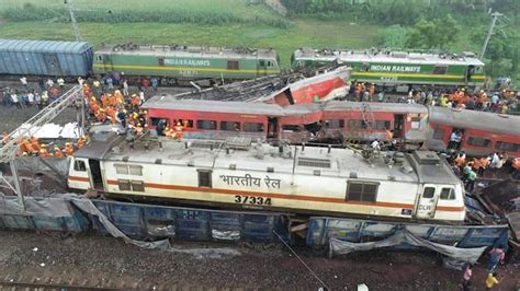 Odisha Tragedy Coromandel Express Derailed Another Train Rammed Into