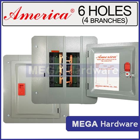 AMERICA Panel Box Panel Board For 2 Pole Plug In Circuit Breakers