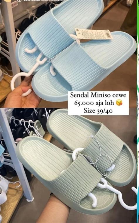 Sandal Miniso New Fesyen Wanita Sepatu Di Carousell