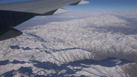 Afghanistan Mountain Ranges In The Middle Of Winter, Snowy Peaks And ...