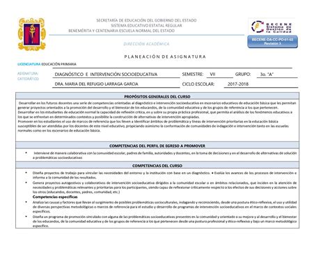 Calaméo Planeación Diagnóstico e intervención Socioeducativa