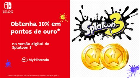 Splatoon 3 Obtenha o dobro de pontos de ouro a versão digital de