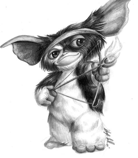 Remember Gremlins 2? Tis Gizmo in Rambo mode | Gremlins art, Movie art, Sketches