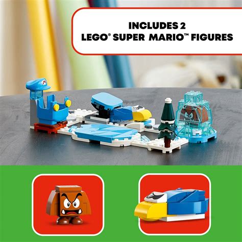 Lego Super Mario Ice Mario Suit And Frozen World Expansion Set