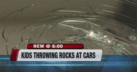 Rocks Thrown At Womans Windshield