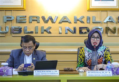 InfoPublik Komite III DPD RI Evaluasi Program Kerja Kerja Kemenaker 2022