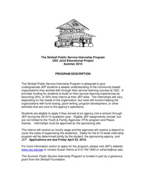 Fillable Online Dornsife Usc Psi Program Application Doc