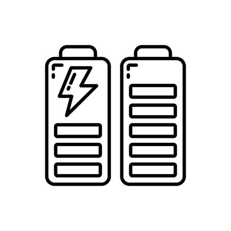 Rechargeable Battery Icon In Vector Illustration 24247267 Vector Art