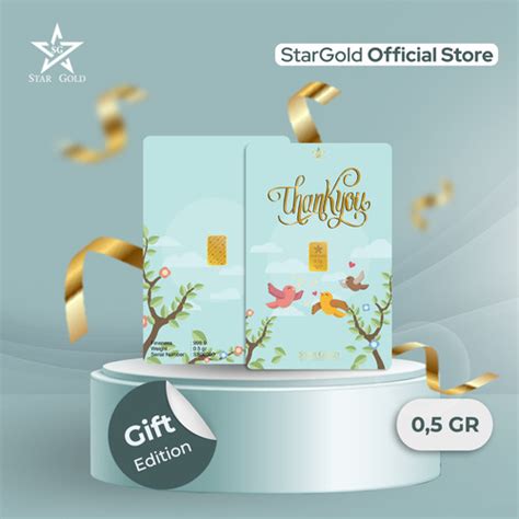 Promo Emas Logam Mulia K Stargold Gift Edition Thank You Series