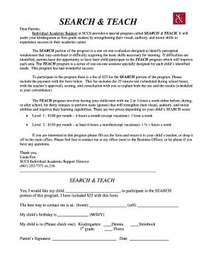 Fillable Online Sccs Search And Teach Request Form Sccs Fax Email