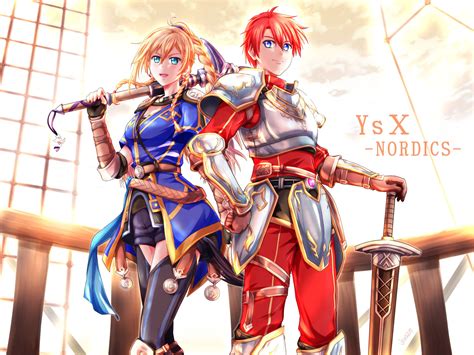 Adol Christin And Karja Balta Ys And More Drawn By Xiacheng Tatsuya