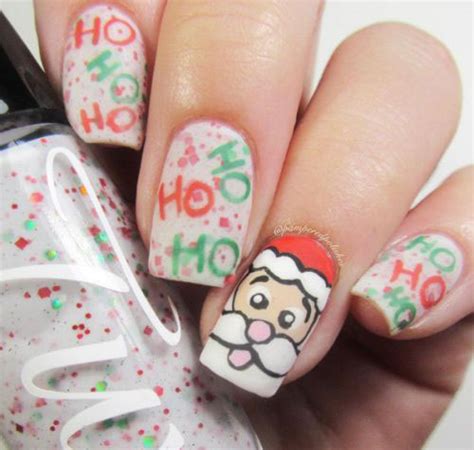 18 Christmas Santa Nail Art Designs And Ideas 2017 Xmas Nails Modern