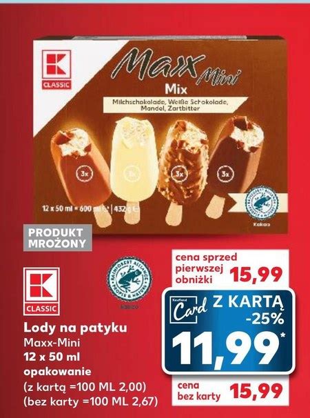 Lody Promocja Kaufland Ding Pl