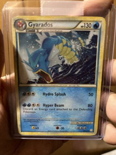 Pokémon TCG Gyarados Heartgold Soulsilver 4 123 Holo Holo Rare eBay