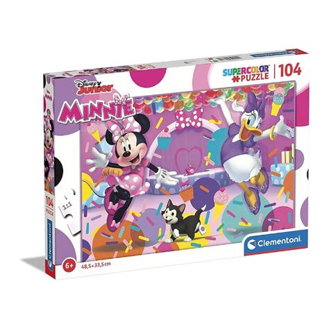 Paniate Clementoni Supercolor Puzzle Disney Minnie 104 Pezzi