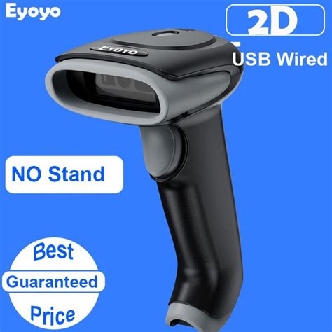 NO Stand Eyoyo портативный с подставкой 2D 1D Scanner Barcode USB