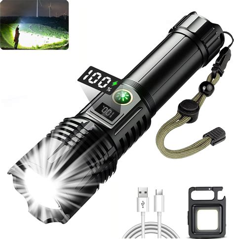 Unagea Rechargeable Led Torch Super Bright Lumen Torches High