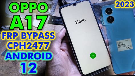 Oppo A Frp Bypass Android Without Pc Cph Frp Bypass Without