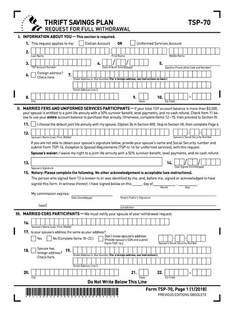 Tsp Thrift Savings Plan Withdrawal Fill Out And Sign Online Dochub