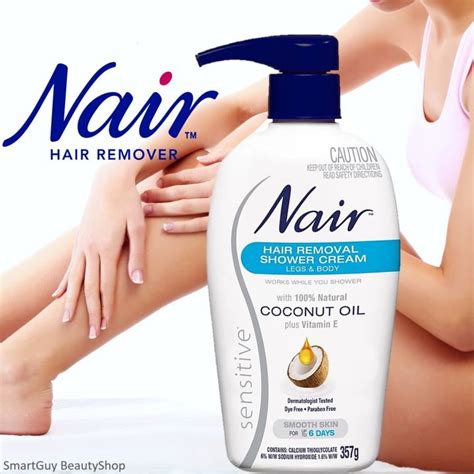 Nair Sensitive Hair Removal Shower Cream With Coconut Oil G