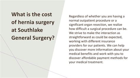 PPT Inguinal Hernia Surgery At Southlake General Surgery PowerPoint