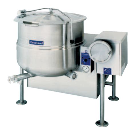 CLEVELAND KGL 40 T KETTLE SPECIFICATIONS ManualsLib