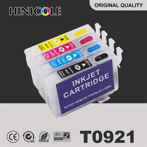 Hinicole Ink Cartridge T0921 T0922 T0923 T0924 For Epson Stylus C91