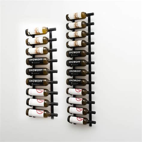 W Series 6 Wall Mounted Metal Wine Rack Kit 18 To 54 Bottles