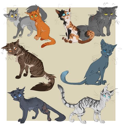 8447 Safe Artist Finchwing Bluestar Warrior Cats Cinderpelt Warrior Cats Firestar