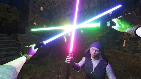 Brutal Realistic Lightsaber Duelling Blade And Sorcery YouTube