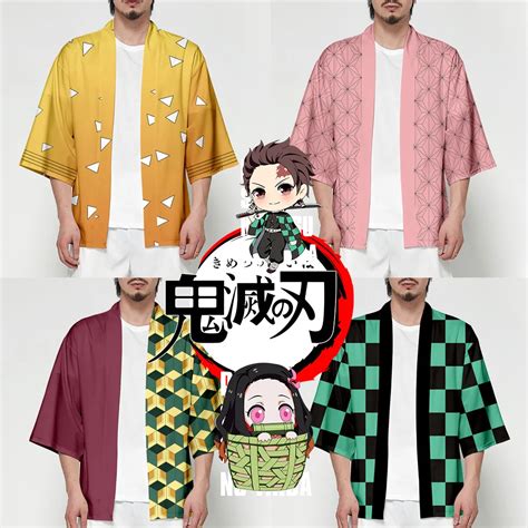 Anime Kimono Iblis Avc S Kimetsu Hi Bir Yaiba Yeni Tasar M Japonya