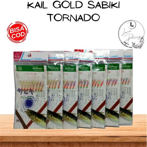 Jual Rangkaian Sabiki Tornado Kotrek Sabiki Umpan Pancing Sabiki