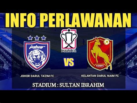 JDT FC VS KELANTAN DARUL NAIM FC Piala FA 2024 Pusingan 16