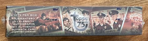 Topps Th Anniversary Sealed Hobby Box Buyback Pokemon And More