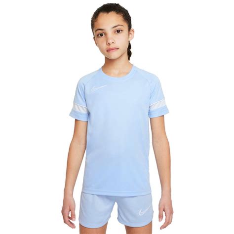 Nike T Shirt Dri Fit Academy Top Ss Kids Light Marine Play Football