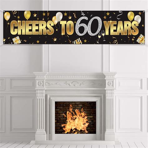 Buy Th Birthday Decorations Banner Happy Th Birthday Cheers To