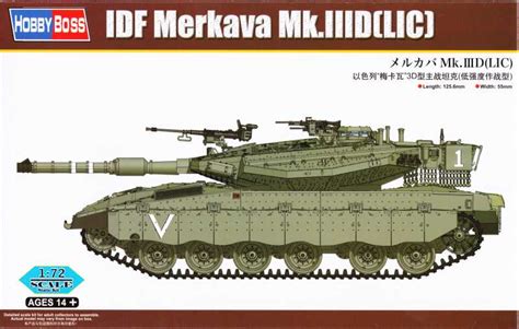 IDF Merkava Mk IIID LIC HobbyBoss Nr 82917 Modellversium Kit Ecke