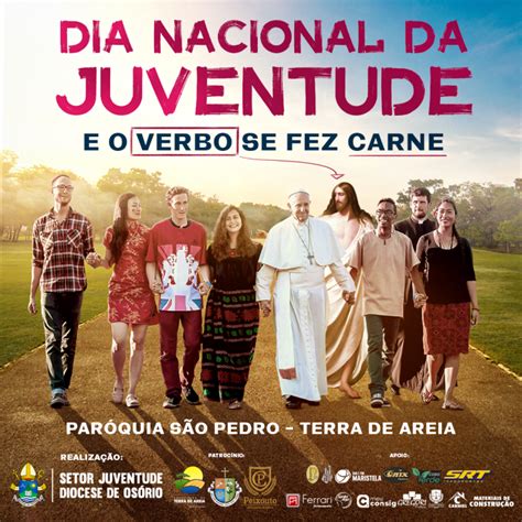 Dia Nacional da Juventude DNJ 2022 acontecerá em Terra de Areia no