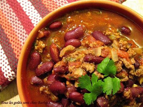 Recettes de Chili con carne de Signé Barbara