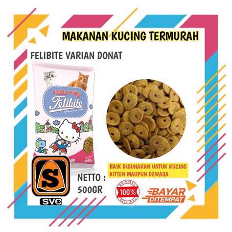 Jual Makanan Kucing Felibite Gr Felibite Donat Felibite Ikan