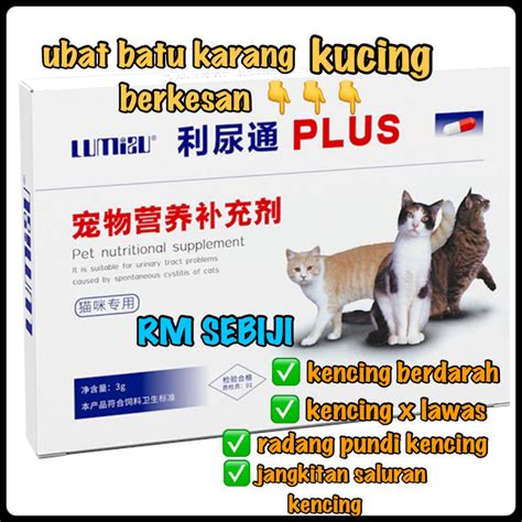 Vetplus Cystaid Plus Cat Feline Urinary Tract Supplement Pil Pill Ubat