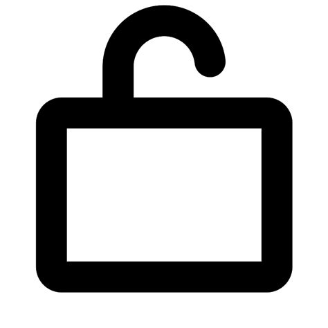 Lock Simple Open Bold Vector SVG Icon SVG Repo